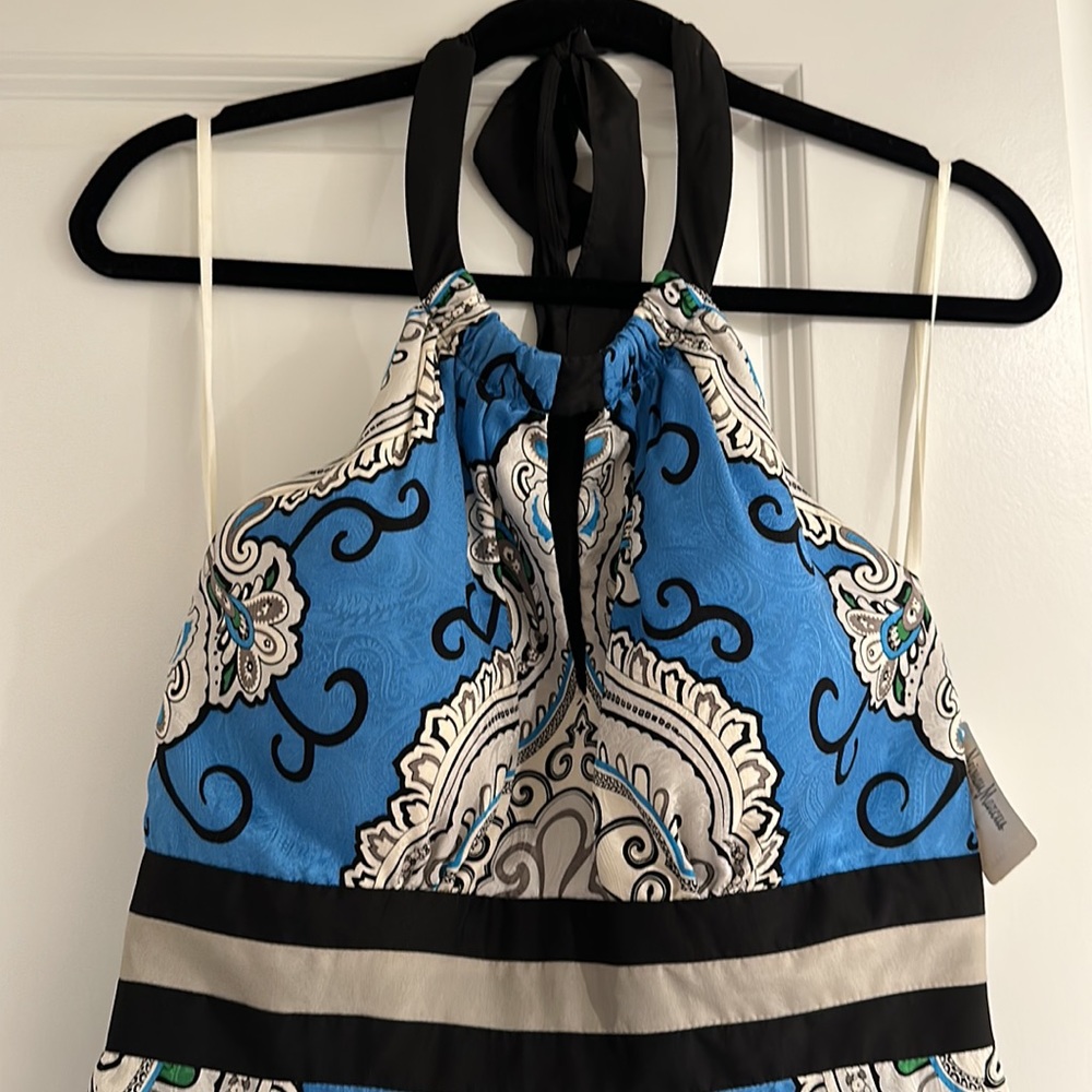 NWT Phoebe Couture Silk Halter Dress - Size 10 - Picture 2 of 5